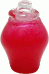 (image for) Red Glass Jar with Clear Top