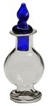 (image for) Glass Perfume Bottle w/ Blue Twist Stopper Style 1