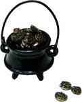 (image for) Black Pot with 25 Coins