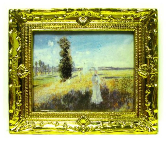 (image for) Victorian Wall Gold Framed Painting - Large