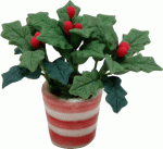 (image for) Holly in Red & White Pot