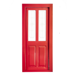 (image for) Transom Door In Red