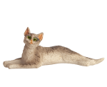 (image for) Gray Cat Stretched