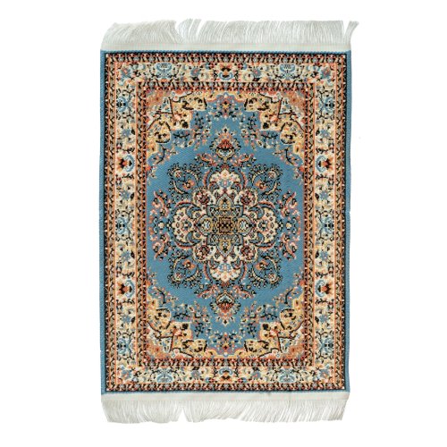 (image for) Turkish Woven Rug - Gray Blue