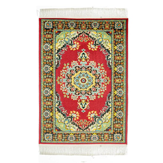 (image for) Turkish Woven Rug - Red Yellow