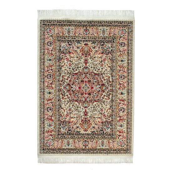 (image for) Turkish Woven Rug - Tan Pink