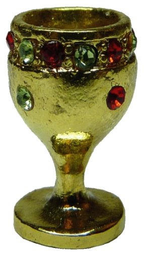 (image for) Gold Chalice Ruby & Emerald Band