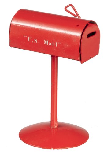 (image for) Metal Mailbox Red