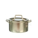 (image for) Large Pot w/ Lid - Nickel