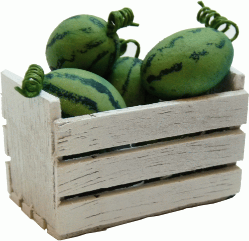 (image for) Watermelons in Whitewashed Crate