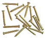 (image for) 1/4in Brass Brads 100ct