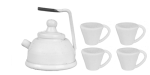 (image for) White Tea Set 5pcs