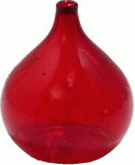 (image for) Antique Glass Demijohn Red