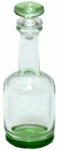 (image for) Green Trim Glass Decanter w/ Lid Style 1