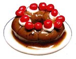 (image for) Cherry Topped Chocolate Ring