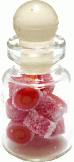 (image for) Rolled Sugar Candies in Jar