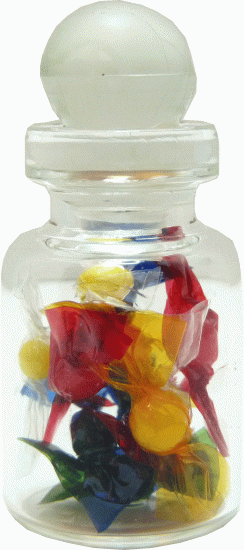 (image for) Wrapped Candies in Jar