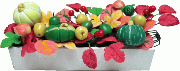 (image for) Autumn Floral & Produce in Window Box