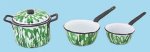 (image for) 3pc Pots & Pans - Flow Green