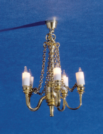 (image for) 5-Arm Chain Chandelier