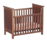 (image for) Slatted Nursery Crib