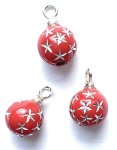 (image for) Starburst Ornament - Red - 3pc