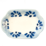 (image for) Ceramic Plate With Blue Trim