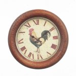 (image for) Wooden Clock Chicken