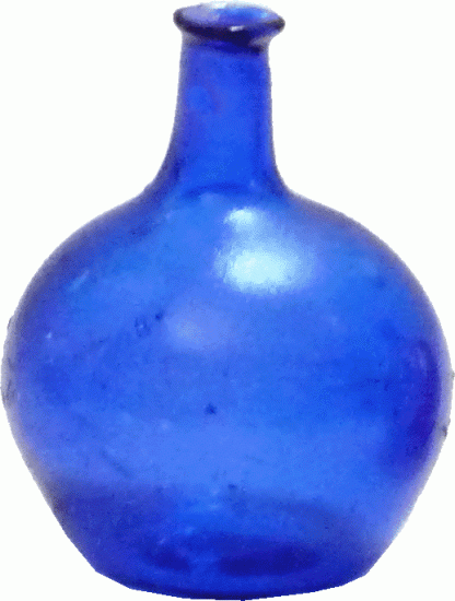 (image for) Antique Glass Demijohn Blue