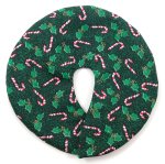 (image for) Tree Skirt Green w/ Candy Cane Pattern