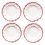 (image for) Victorian Plates Pink 4pc