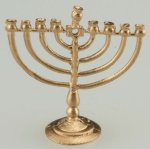 (image for) Menorah Small Gold