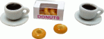 (image for) Cups of Coffee & Donuts in Box