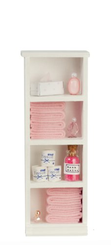 (image for) Narrow Bath Cabinet Pink