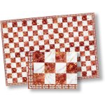 (image for) Faux Marble Tile Red/ White