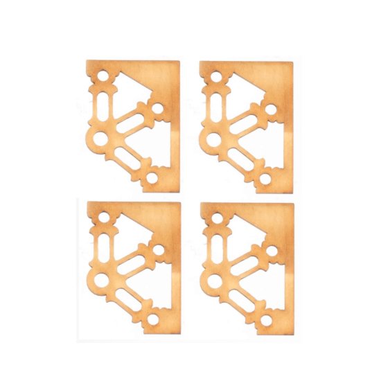 (image for) Wood Brackets 4pc