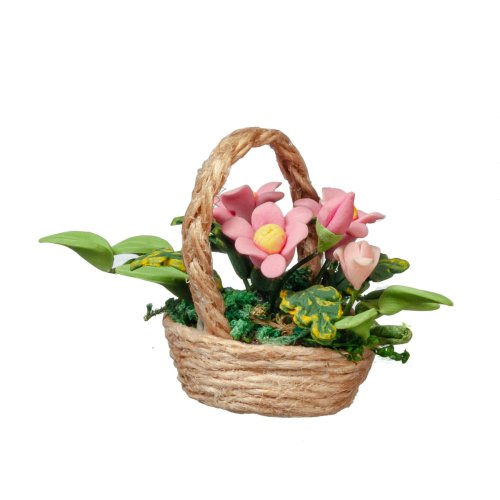 (image for) Pink Flowers in Basket