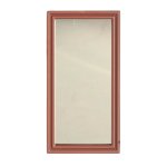 (image for) Rectangular Wall Mirror - Brown