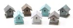 (image for) Hand Painted Bird House - Assorted Colors