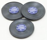 (image for) 3 Phonograph Records - Blue Label