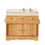 (image for) Kitchen Sink Cabinet - Oak