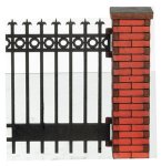 (image for) Decorative Gate - Black