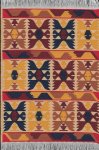 (image for) Turkish Throw Rug - Aztec Motif