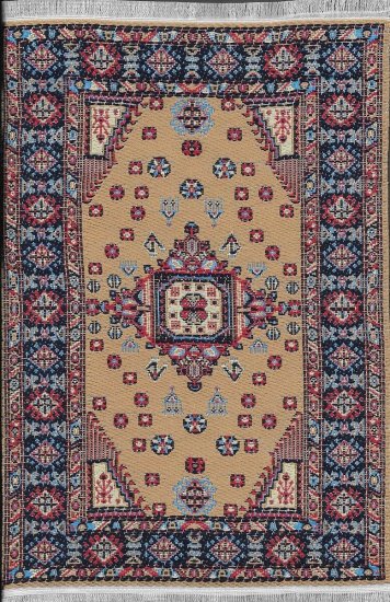 (image for) Turkish Large Throw Rug - Tan