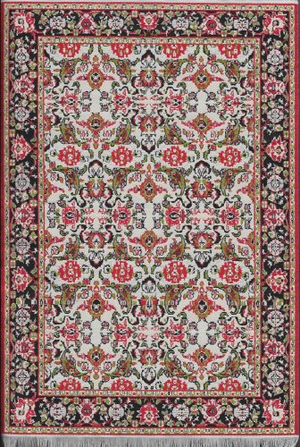 (image for) Turkish Area Rug - Red & Black