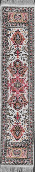 (image for) Turkish Runner Rug - Black White & Red