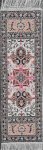 (image for) Turkish Runner Rug - Black & Light Red