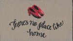 (image for) Woven Welcome Mat - Theres No Place Like Home - Brown