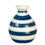 (image for) Blue & White Striped Vase