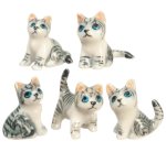 (image for) Gray Kittens Set 5pc